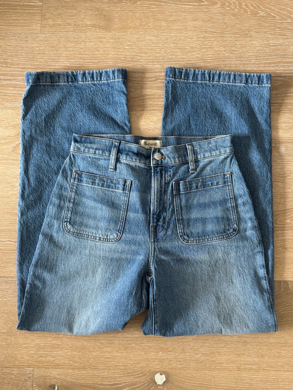 Madewell The Emmett Wide-Leg Jeans Patch Pocket Edition - Picture 3 of 6